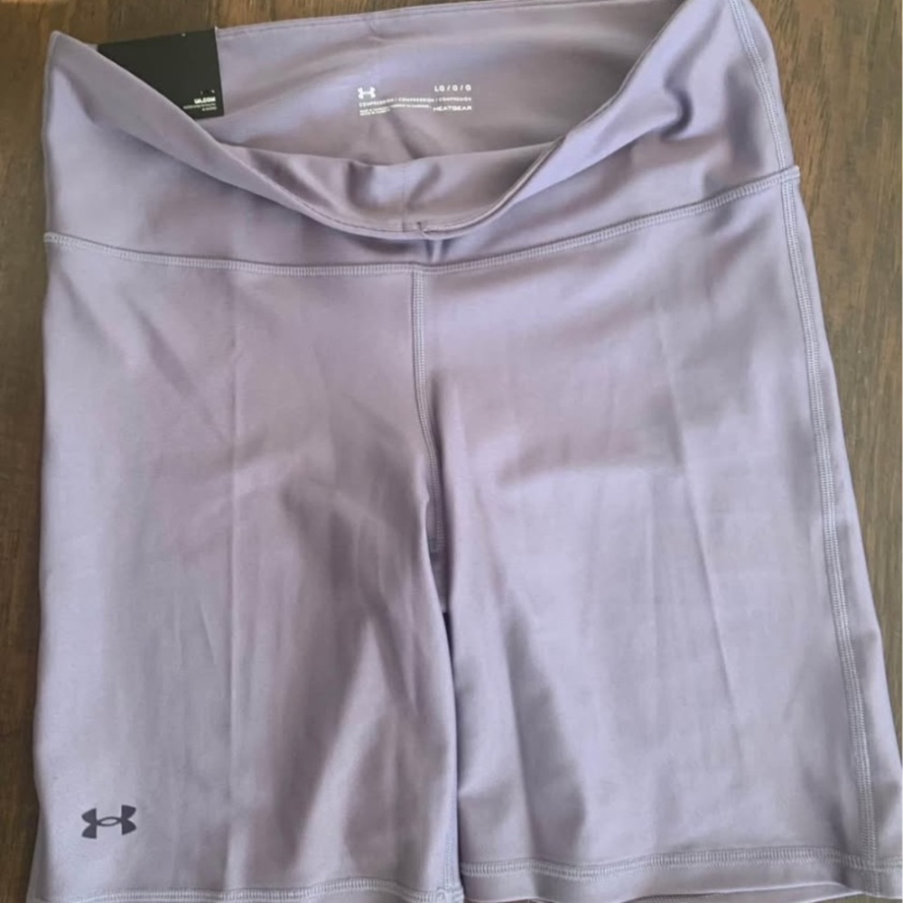 Under Armour Women's Light Purple Bike Shorts